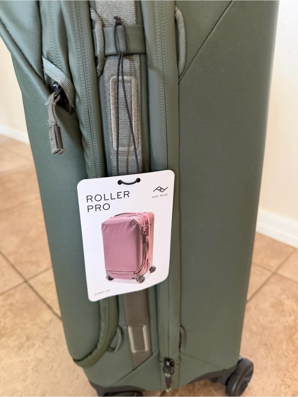Peak Designs Roller Pro Carry-On Sage Nwt — image 7 of 8